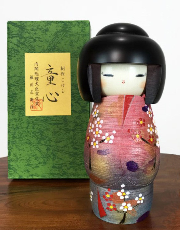 Bambola Kokeshi Doshin - Cuore di bambino - immagine 10