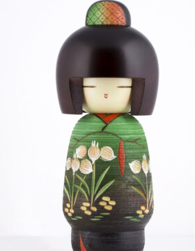 Bambola Kokeshi Izumino - Campo di Primavera