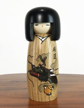 Bambola Kokeshi Tatsu - Drago