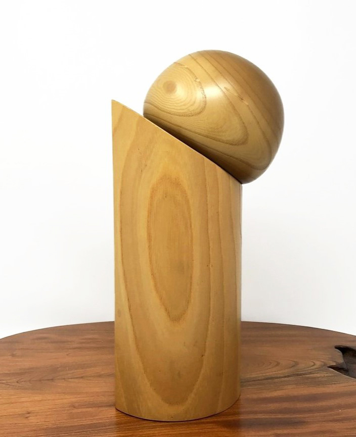 Esclusiva kokeshi vintage da collezione di Usaburo (29,5 cm)