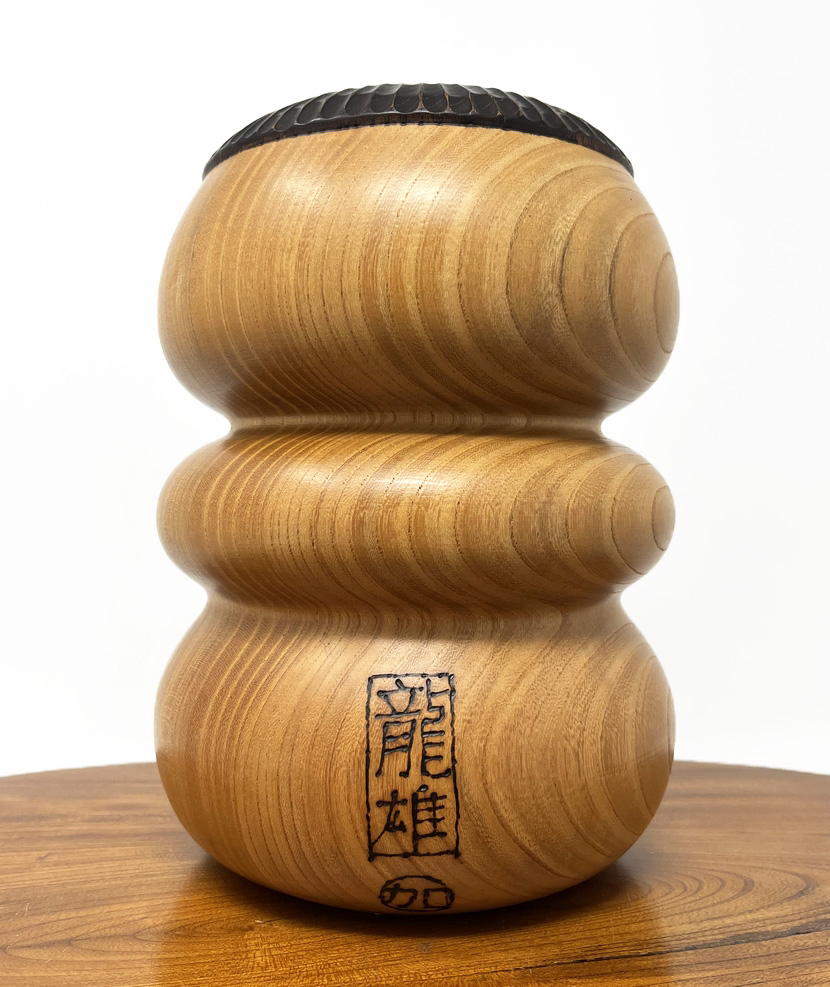 Esclusiva kokeshi vintage da collezione “Gaman” - "Pazienza" di Tatsuo Kato - immagine 3