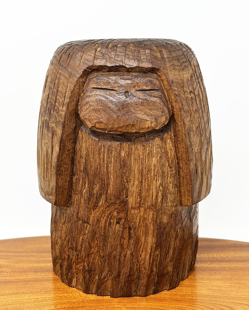 Rara e pregiata kokeshi vintage da collezione di Kuribayashi Issetsu (modello grande da 20 cm)