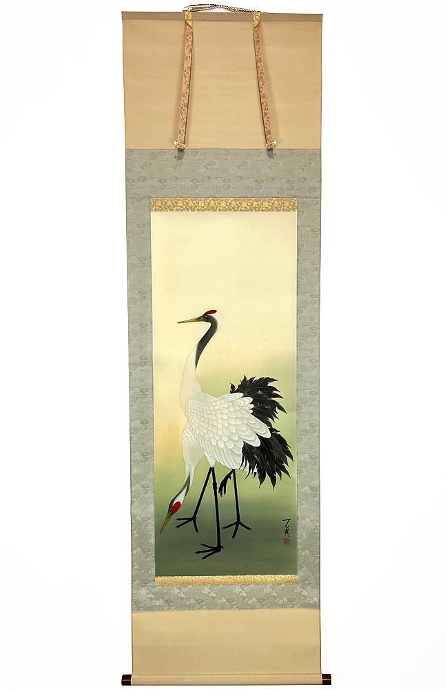 Kakemono "Coppia di gru"