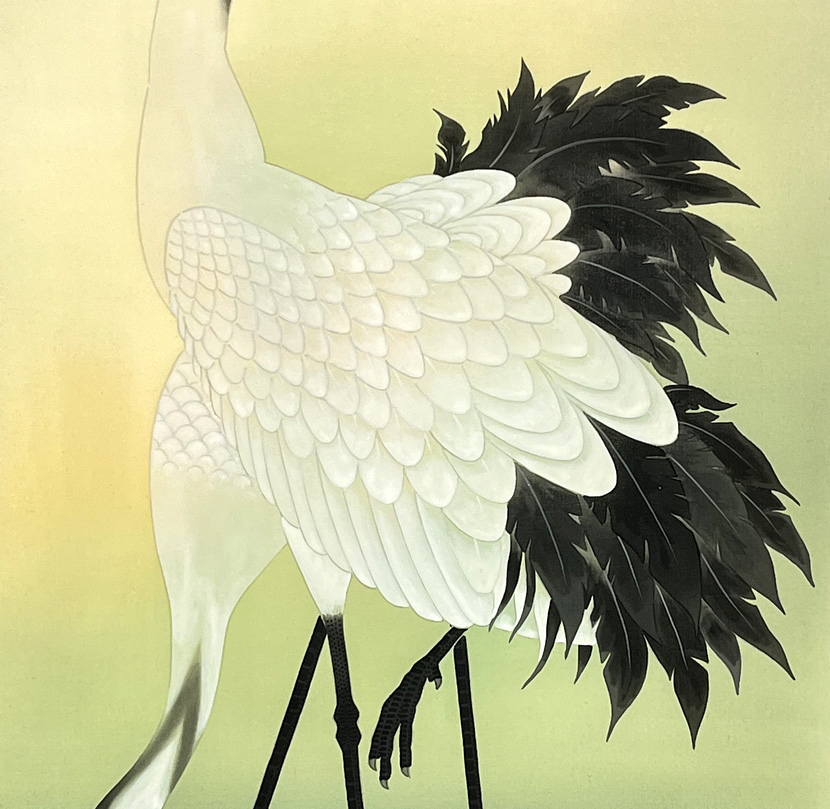 Kakemono "Coppia di gru" - immagine 4