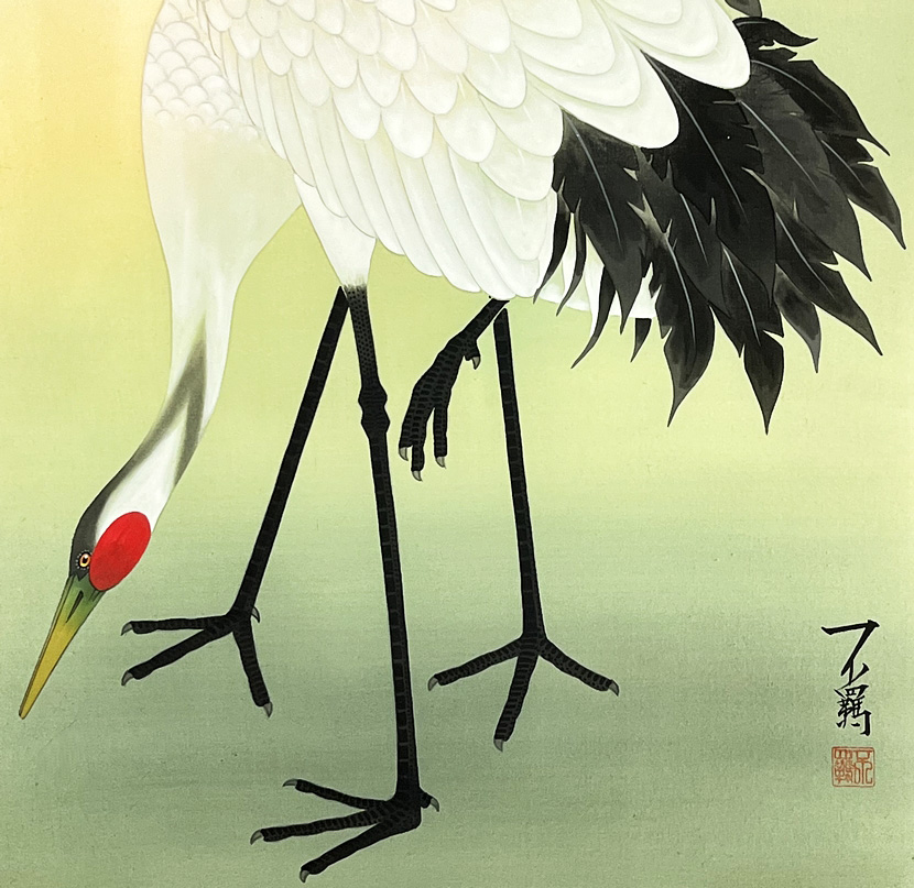 Kakemono "Coppia di gru" - immagine 5