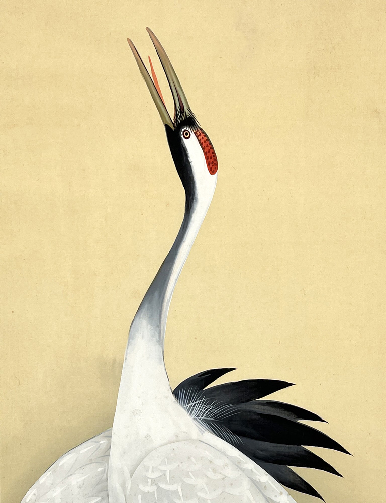 Kakemono "Coppia di gru" - immagine 3