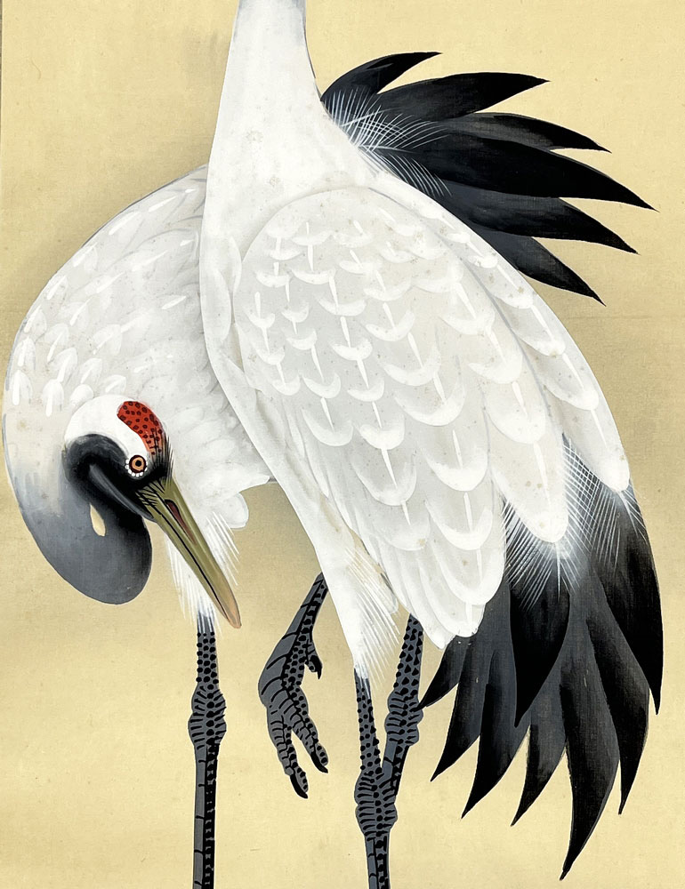 Kakemono "Coppia di gru" - immagine 4