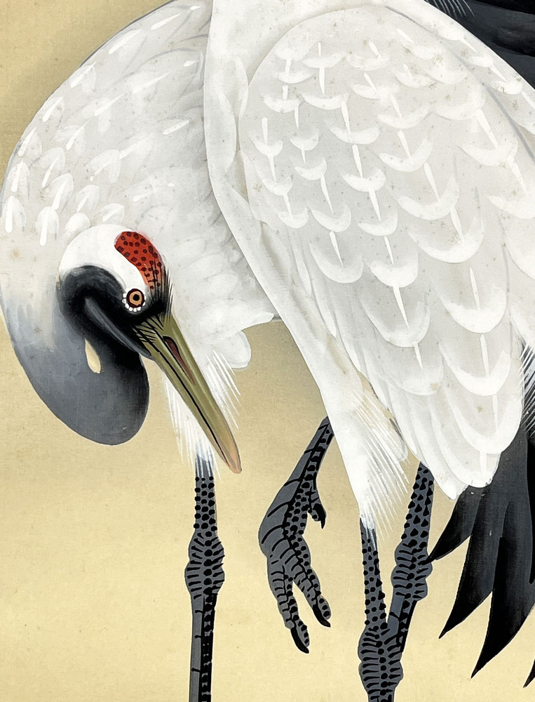 Kakemono "Coppia di gru" - immagine 6