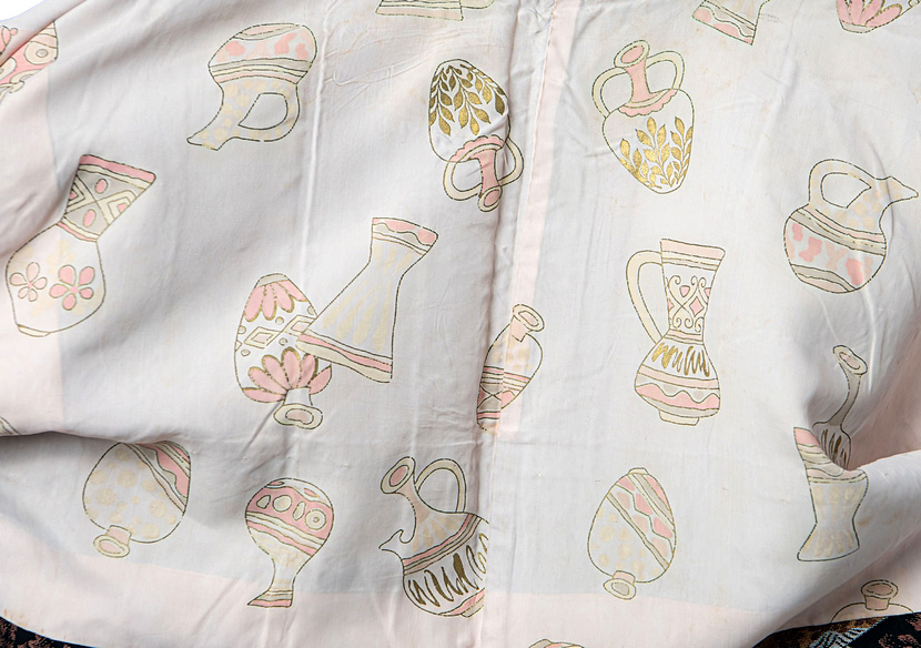 Haori Kimono appartenente al primo 900 con pregiato motivo astratto luminoso e cangiante - immagine 7