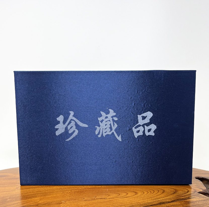 Statua di Buddha Amida Nyorai seduta in legno di cipresso con piedistallo ottagonale (29 cm) - immagine 14