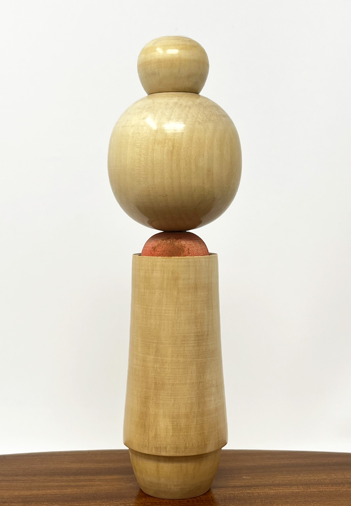 Rara kokeshi vintage "Sakae" - "Prosperità" di Suigai Sato - immagine 3