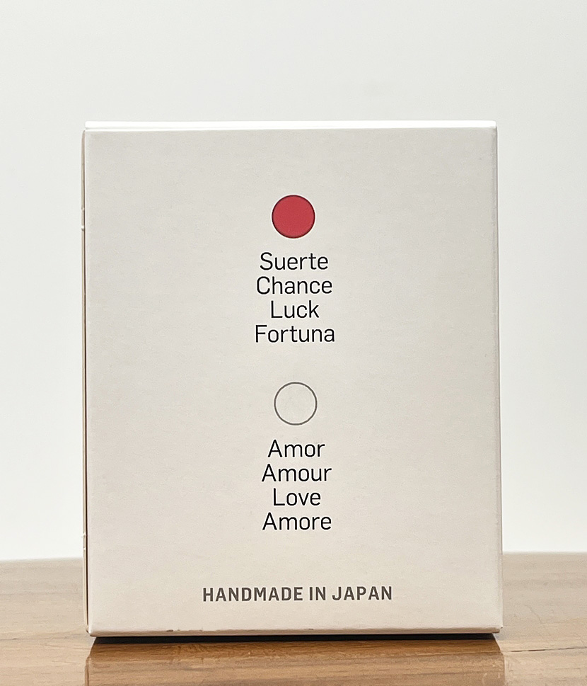 Daruma "Fuku" - "Buona Fortuna" bianco (Amore) con packaging incluso - immagine 8