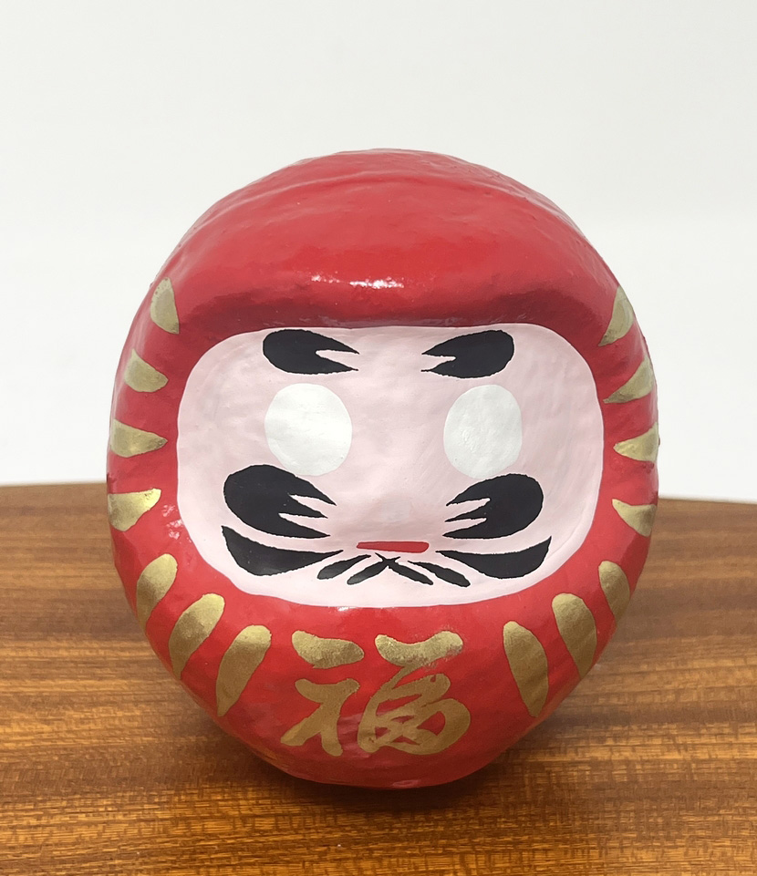 Daruma "Fuku" - "Buona Fortuna" rosso con packaging incluso - immagine 10