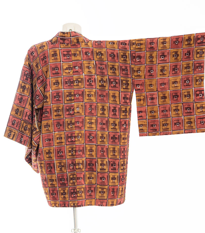 Haori Kimono con suggestivo motivo astratto - immagine 3