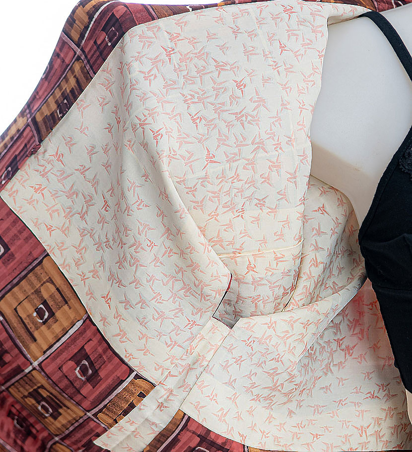 Haori Kimono con suggestivo motivo astratto - immagine 5