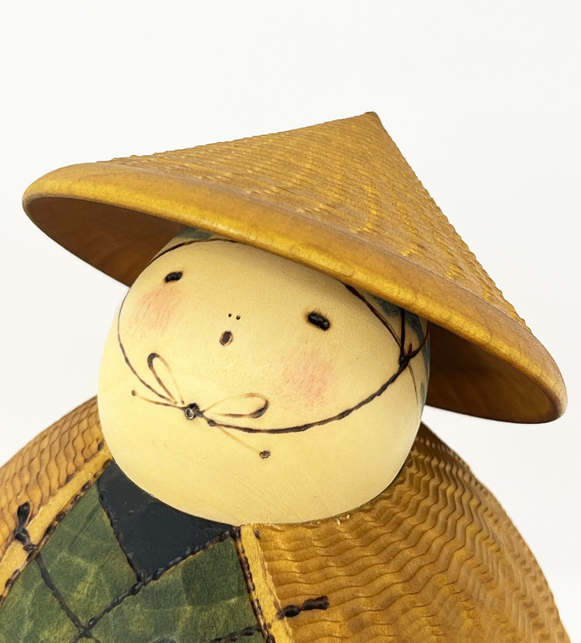 Rara kokeshi vintage "Ikusanga" - "Oltre la montagna" di Sansaku Sekiguchi - immagine 12