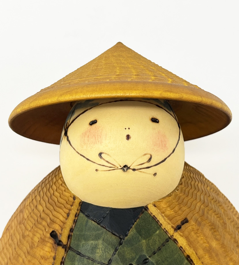 Rara kokeshi vintage "Ikusanga" - "Oltre la montagna" di Sansaku Sekiguchi - immagine 13