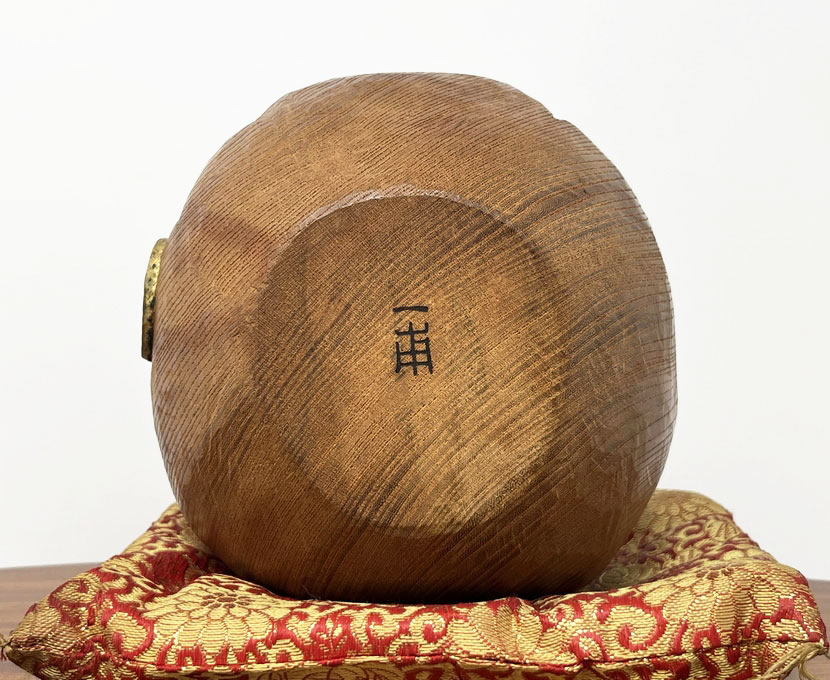 Raro e pregiato Daruma vintage di Iwasaki Ippo – Arte scultorea di Inami, con confezione originale in legno - immagine 10