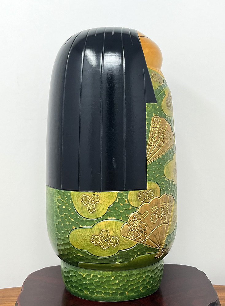 Pregiata kokeshi vintage da collezione “Ise” di Takashi Yoshida (27 cm) - immagine 4
