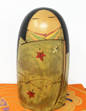 Rara kokeshi vintage “Azusa” (albero di azusa) di Tōa Sekiguchi