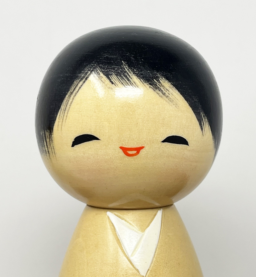 Rara kokeshi vintage "Tsubaki Musume"- "Fanciulla delle Camelie" di Ryoka Aoki - immagine 6