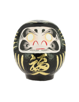 Daruma Nero – “Buona Fortuna” (12 cm)