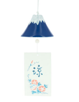 Furin giapponese “Fuji Blu” – Campana a vento in ceramica