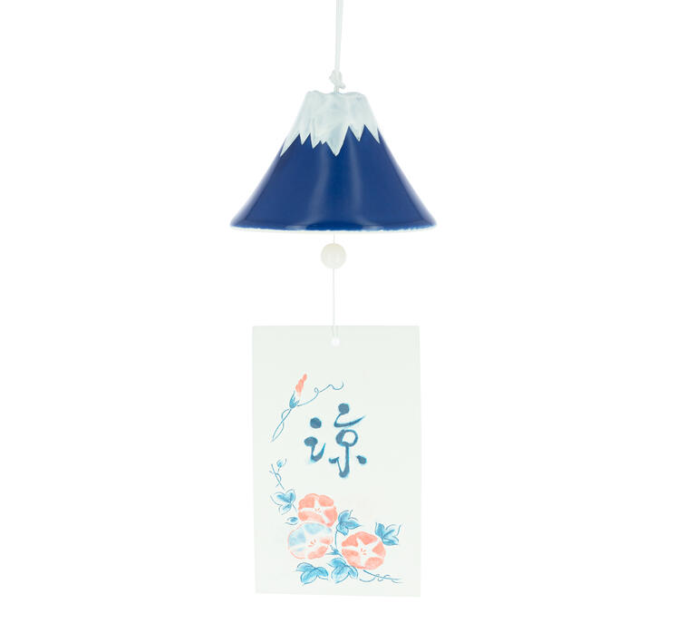 Furin giapponese “Fuji Blu” – Campana a vento in ceramica