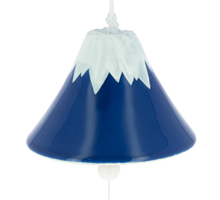 Furin giapponese “Fuji Blu” – Campana a vento in ceramica - immagine 3