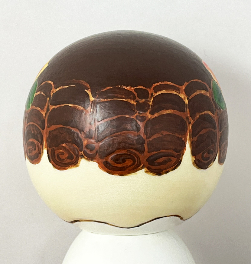 Raffinata kokeshi "Principessa" di Oki Izumi - immagine 9