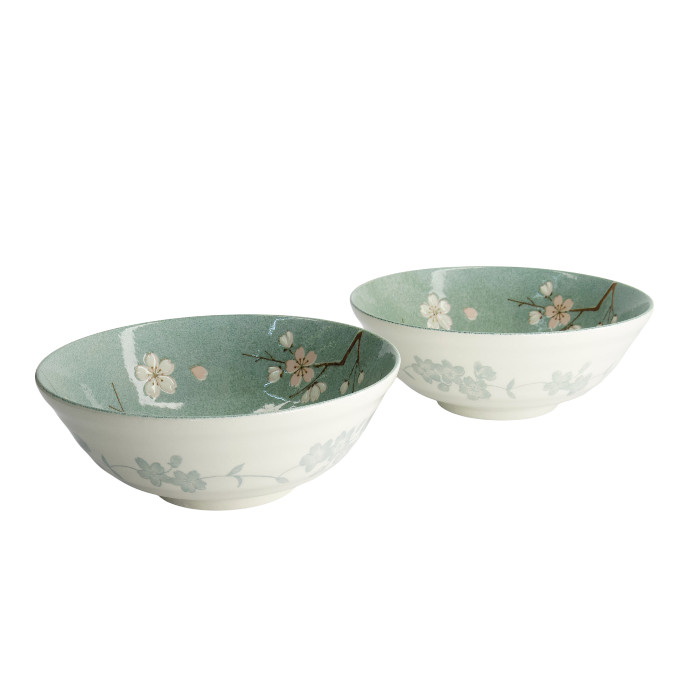 Set ramen giapponese “Fujisakura” verde – Gift set 6 pezzi - immagine 3