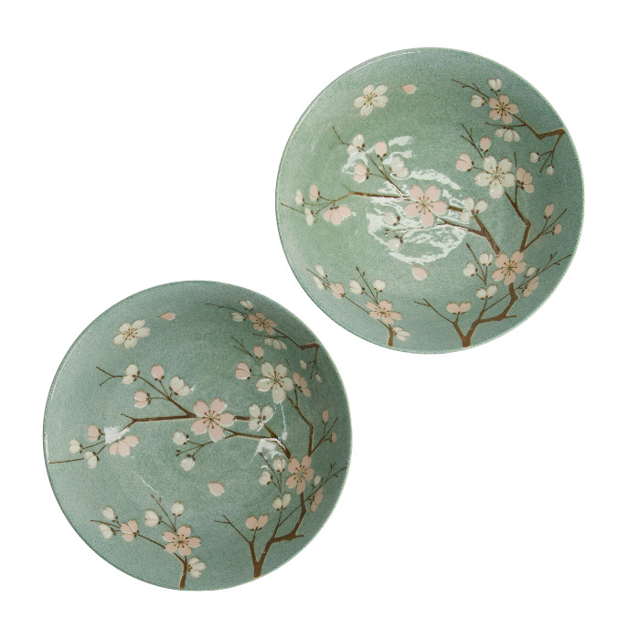 Set ramen giapponese “Fujisakura” verde – Gift set 6 pezzi - immagine 4