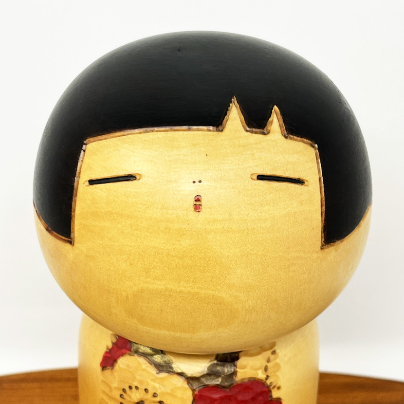 Rara kokeshi "Shunyō" - "Il Sole della Primavera" di Tatsuo Kato - immagine 6