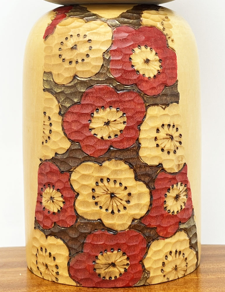 Rara kokeshi "Shunyō" - "Il Sole della Primavera" di Tatsuo Kato - immagine 7