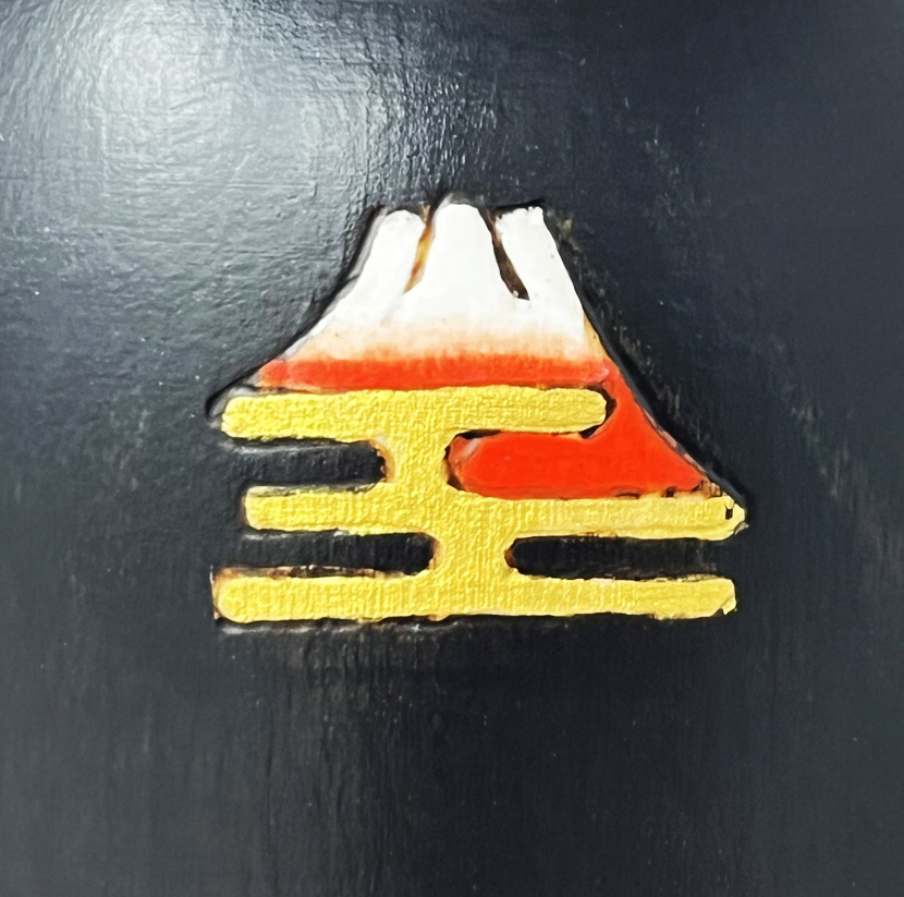 Raffinata kokeshi "Otokomae" - "Gentiluomo" di Oki Izumi (viola) - immagine 11