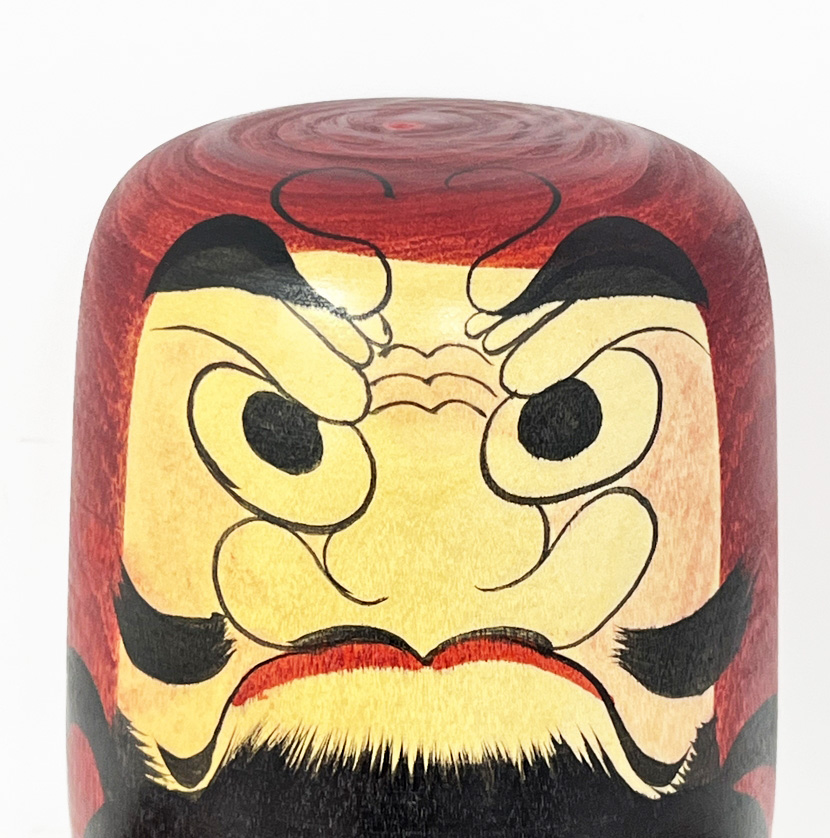 Raro Daruma Kokeshi vintage commissionato dalla Sony Family Club, Inc. di Sakurai Shoji - immagine 5