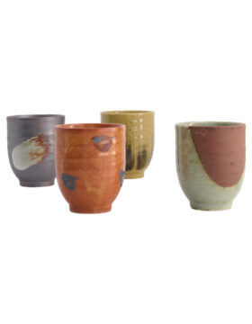 Set 4 tazze giapponesi artigianali “Craft Cup” – colori assortiti