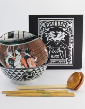 Set ramen giapponese “Asakusa – Maiko & Matsuri” – Gift set 6 pezzi