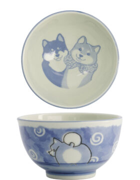 Ciotola giapponese per riso “Kawaii Shiba-Inu”