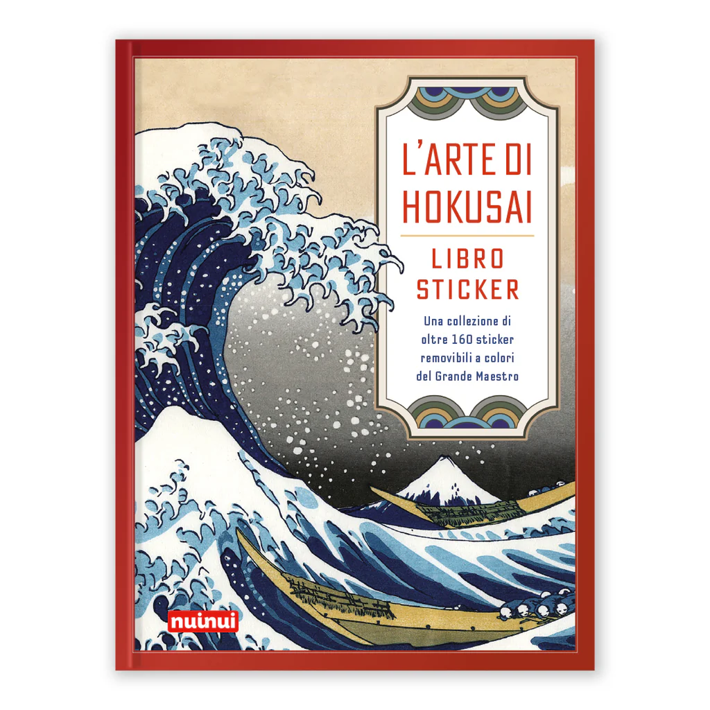 L'arte di Hokusai - Libro sticker - Una collezione di oltre 160 stickers removibili a colori del Grande Maestro