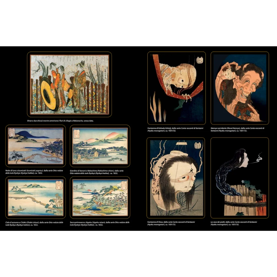 L'arte di Hokusai - Libro sticker - Una collezione di oltre 160 stickers removibili a colori del Grande Maestro - immagine 7