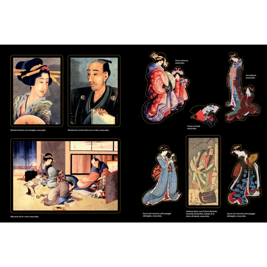L'arte di Hokusai - Libro sticker - Una collezione di oltre 160 stickers removibili a colori del Grande Maestro - immagine 5