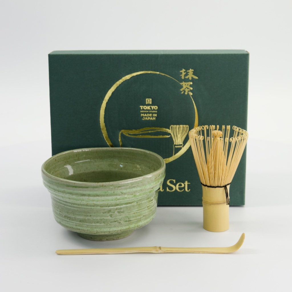Set matcha giapponese Yomogi Green 3 pezzi – Tokyo Design Studio