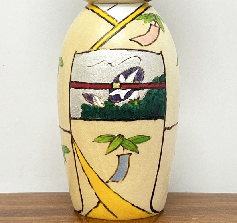 Elegante kokeshi "Tanabata” – "La Festa delle Stelle" di Oki Izumi - immagine 9