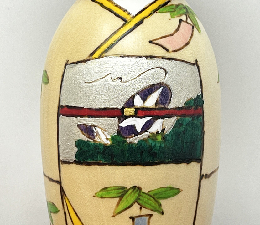 Elegante kokeshi "Tanabata” – "La Festa delle Stelle" di Oki Izumi - immagine 11