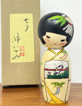 Elegante kokeshi "Tanabata” – "La Festa delle Stelle" di Oki Izumi