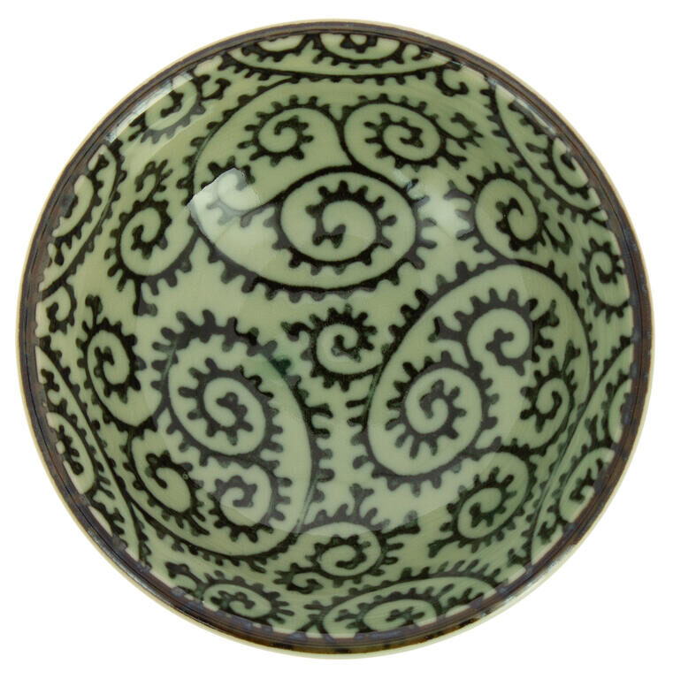 Bruciaincenso giapponese Karakusa "Arabesco" verde - immagine 3