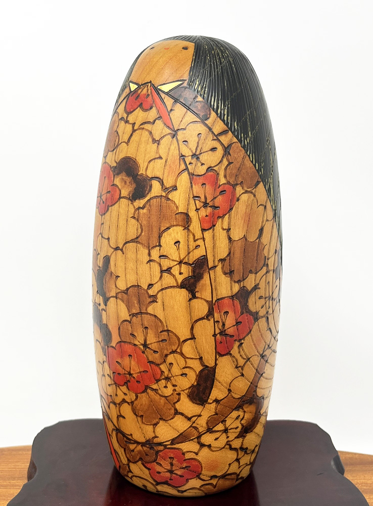 Esclusiva kokeshi vintage "Sato no Kaori" - “Il profumo del villaggio” di Usaburo - immagine 2