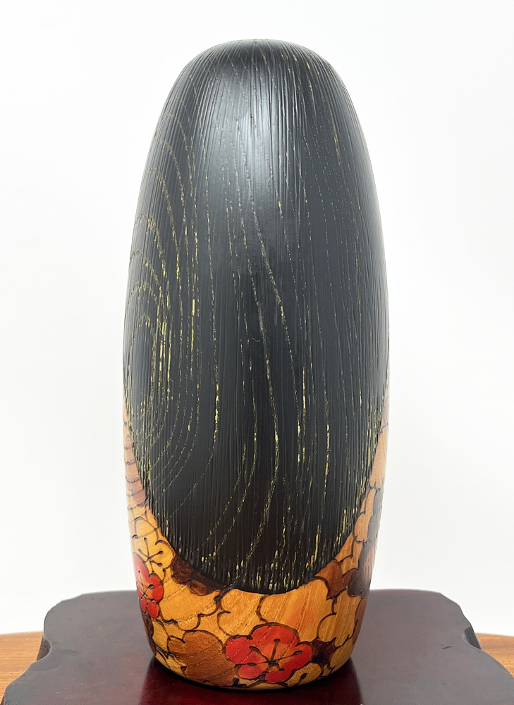 Esclusiva kokeshi vintage "Sato no Kaori" - “Il profumo del villaggio” di Usaburo - immagine 3