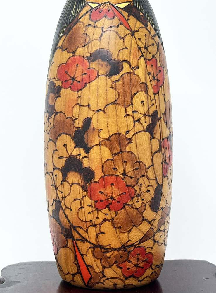 Esclusiva kokeshi vintage "Sato no Kaori" - “Il profumo del villaggio” di Usaburo - immagine 7